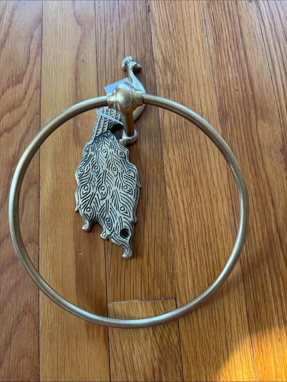 Anthropologie Ida Peacock Towel Ring